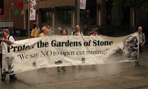 Protect Gardens of Stone Rally in 2012