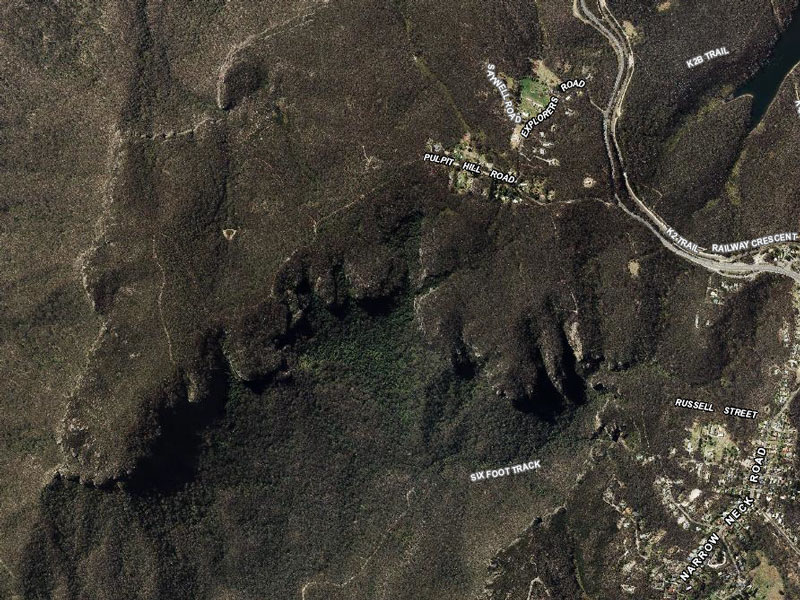 Radiata Plateau satellite map